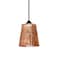 Besa Lighting Nico 4 Cord Pendant, Stone Copper Foil, Bronze Finish, 1x5W LED 1XT-5125CF-LED-BR - alternate 1